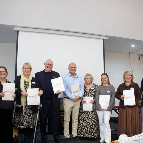 Groot Fisantekraal Rotary Members inducted 